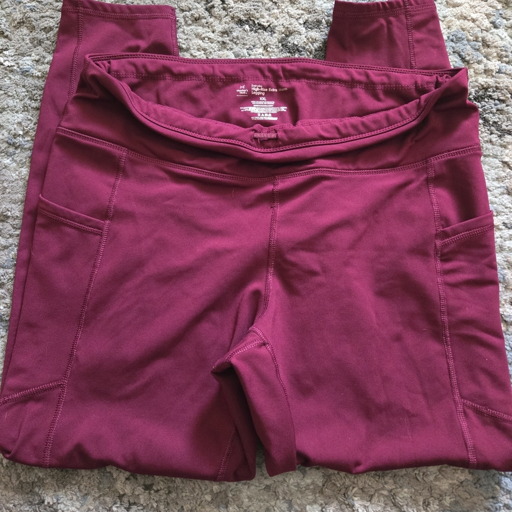 Marks Membership SOFT &THICK purple leggings